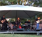 Jim Harney playing saxophone